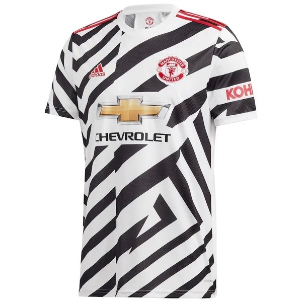 Maillot Football Manchester United Third 2020-21 Blanc